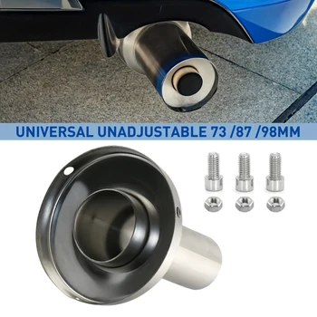 Universell Einstellbarer 3' /3,5' /4'' /4,5'' Auto-Auspuff DB-Killer Edelstahl-Schalldämpfer