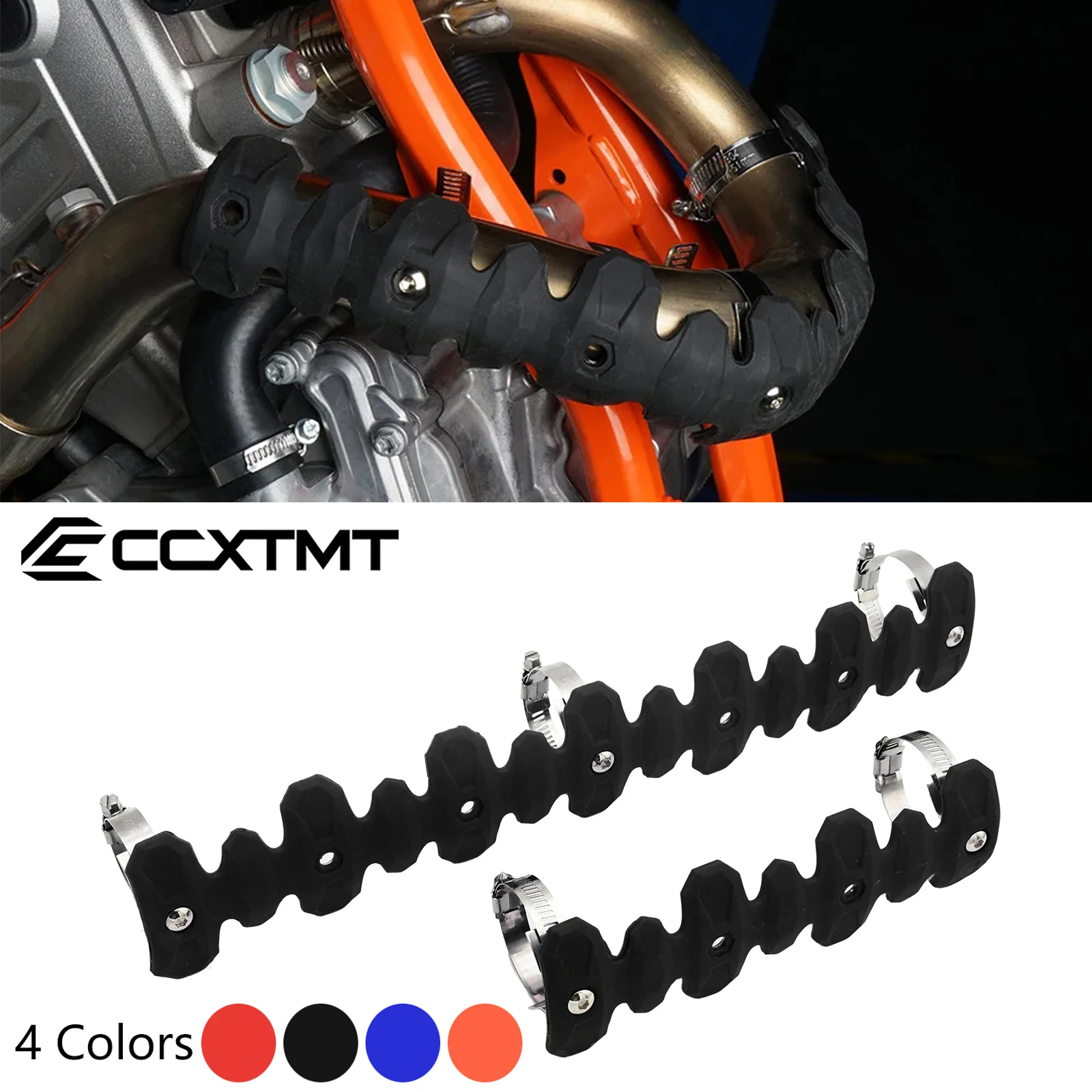 Auspuffrohr Hitzeschild Schutzfolie für KTM SXF EXCF SMR 250 350 450 500 Husqvarna FC FE 250 350 450 501 4