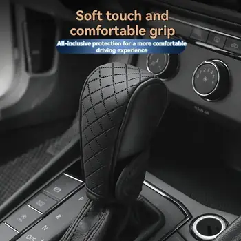 Auto Schaltknauf Abdeckung Universal PU Leder Nicht-Slip Auto Teile Schutzhülle Fahren Control Abdeckung Auto