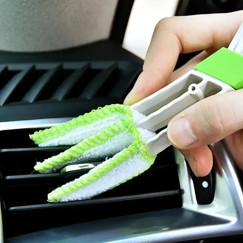 Auto-Klimaanlagen-Lüftungsbürste Mikrofaser Auto-Kühlergrill-Reiniger – Bild 2