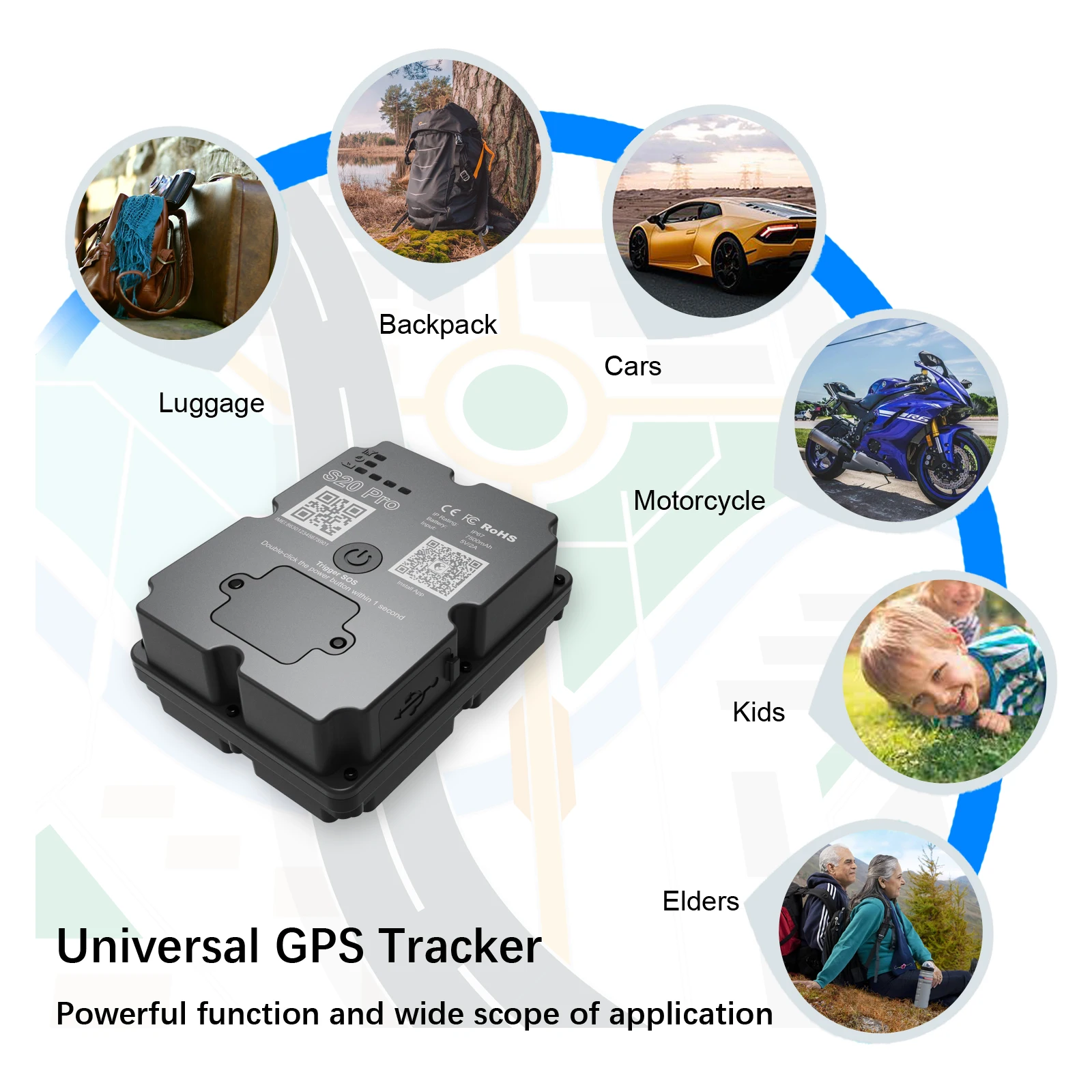 4G GPS Live-Tracker Magnetisch für Autos Gepäck Motorräder – Bild 2