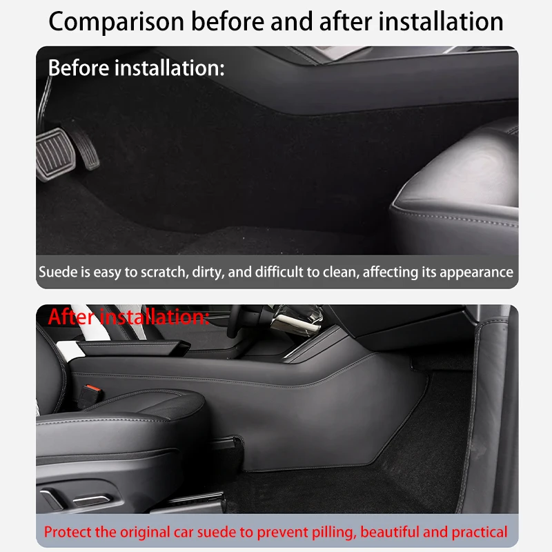 Tesla Modell Y Juniper 2025 + Center Konsole Zwei Seite Panel Anti – Bild 6