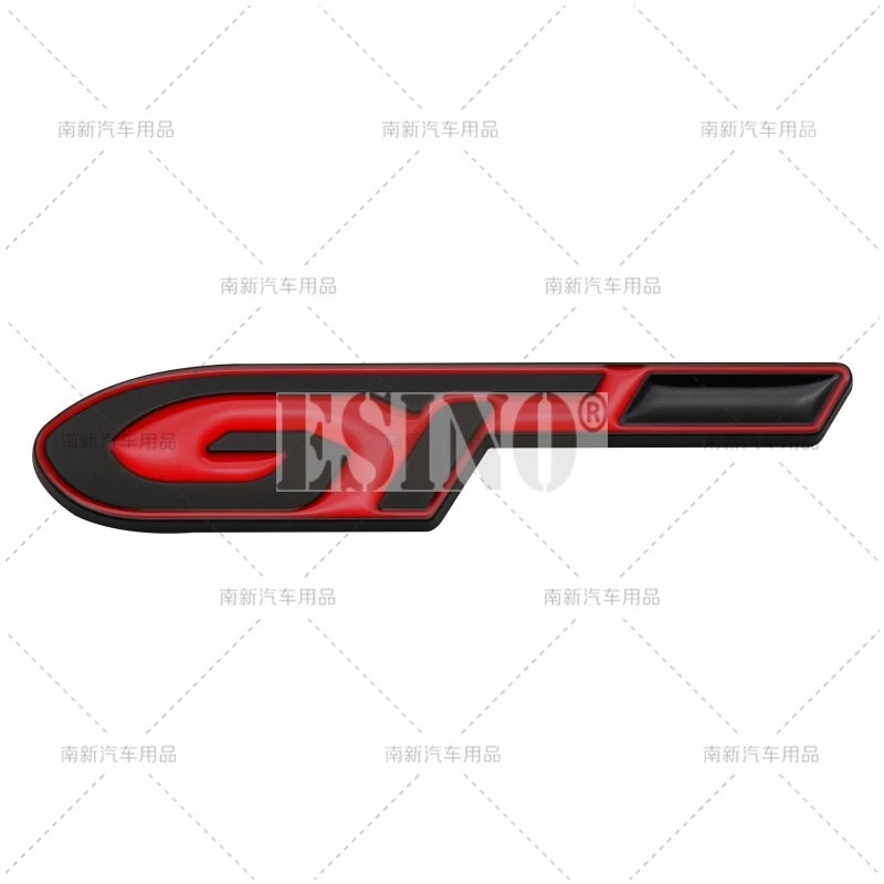 Auto GT Linie 3D Metall Chrom Zinklegierung Emblem Auto Abzeichen Körper Kotflügel Klebe Emblem für Peugeot GT