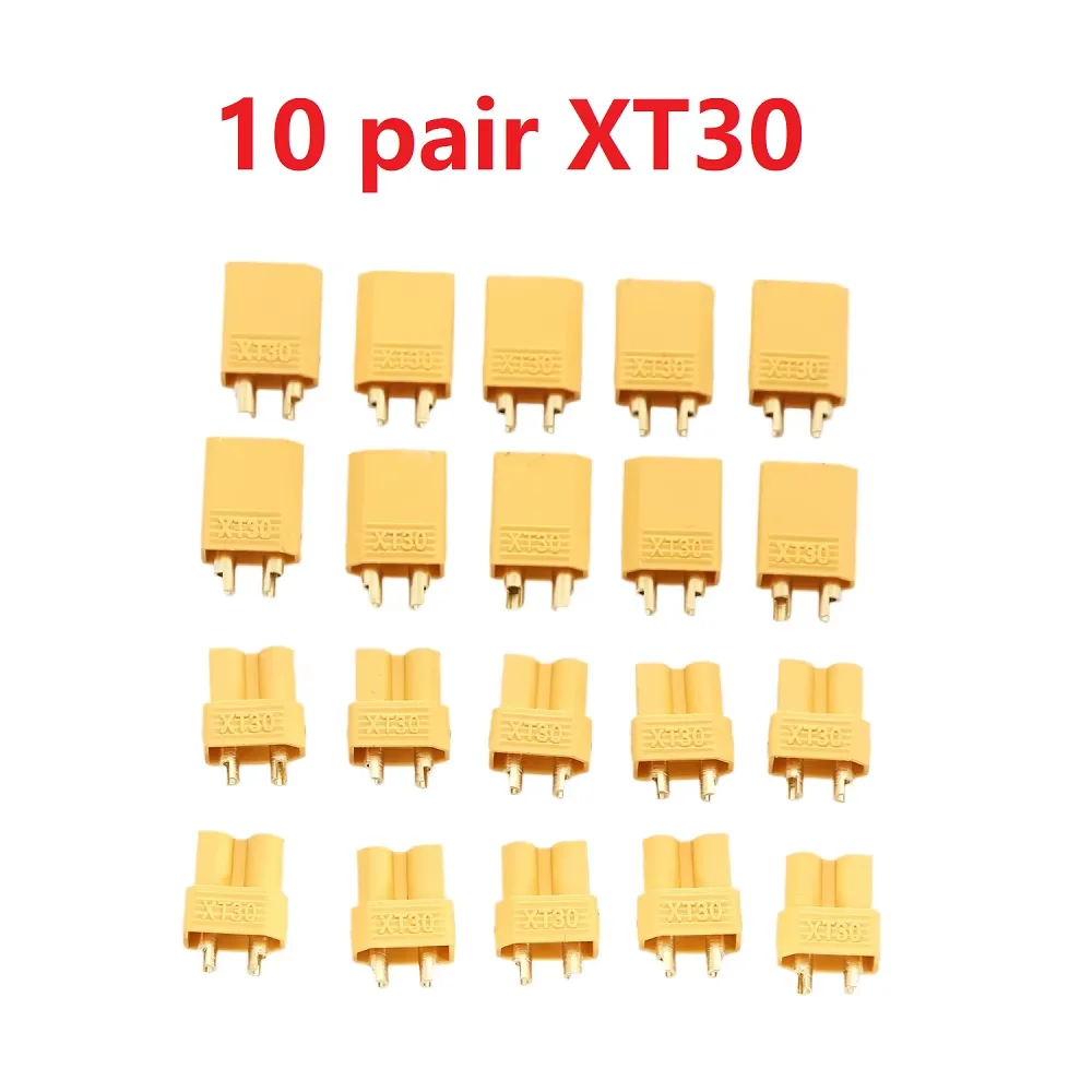 5/10 Paar XT30 XT30U Männlich Weiblich Rundstecker Stecker das Upgrade – Bild 6