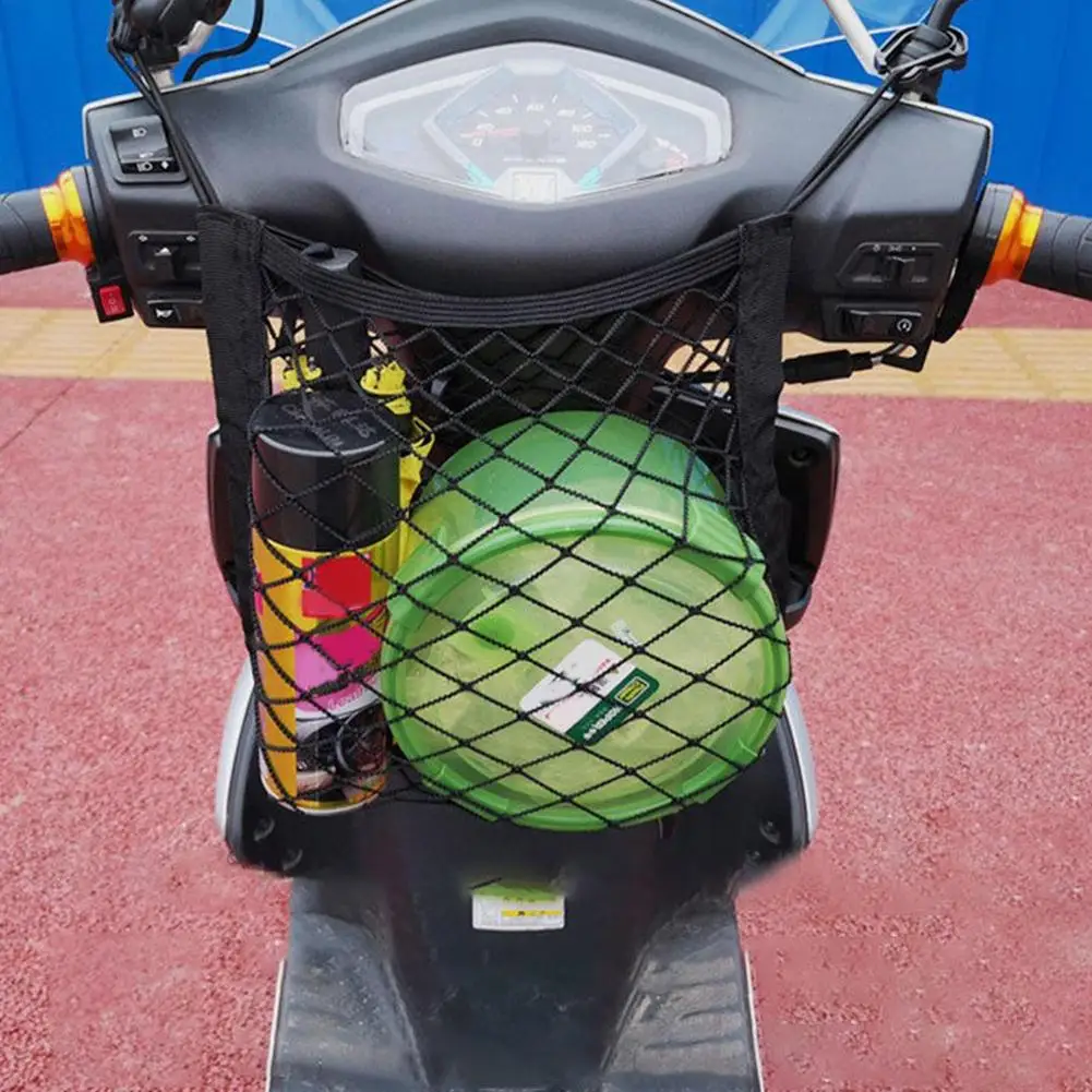 Motorrad Cargo Net Hohe Elastische Für Helm Gepäck Mesh Net Lagerung – Bild 3