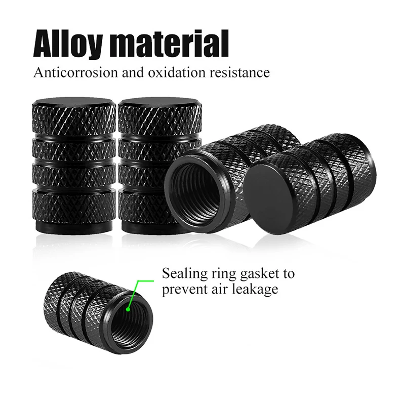 Universal Auto Rad Reifen Ventil Stem Caps Staub Abdeckungen (4 Stück) – Bild 3