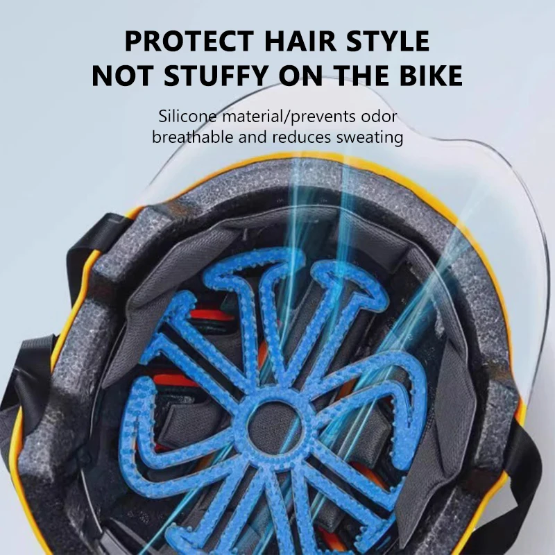 SEAMETAL Motorrad-Helm-Innenpolster, flexibles Helm-Innenpolster aus – Bild 3