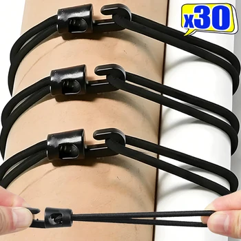 Multifunktionale elastische Bungee-Seile mit Haken für Camping, Gepäck, Fahrräder, Autos, Kordel, feste
