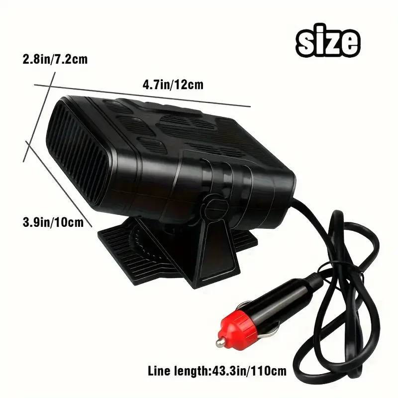 Elektrischer Auto-Heizlüfter 12V Tragbarer 360-Grad-Entfeuchter – Bild 5
