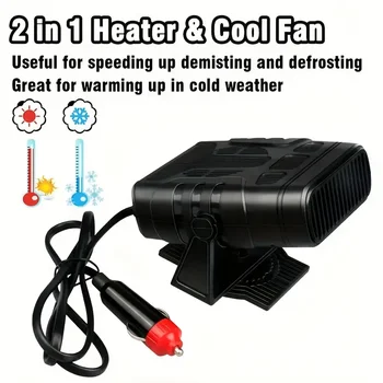 Elektrischer Autoheizlüfter 12V Tragbarer Entfogger Enteiser Heizlüfter Trockner