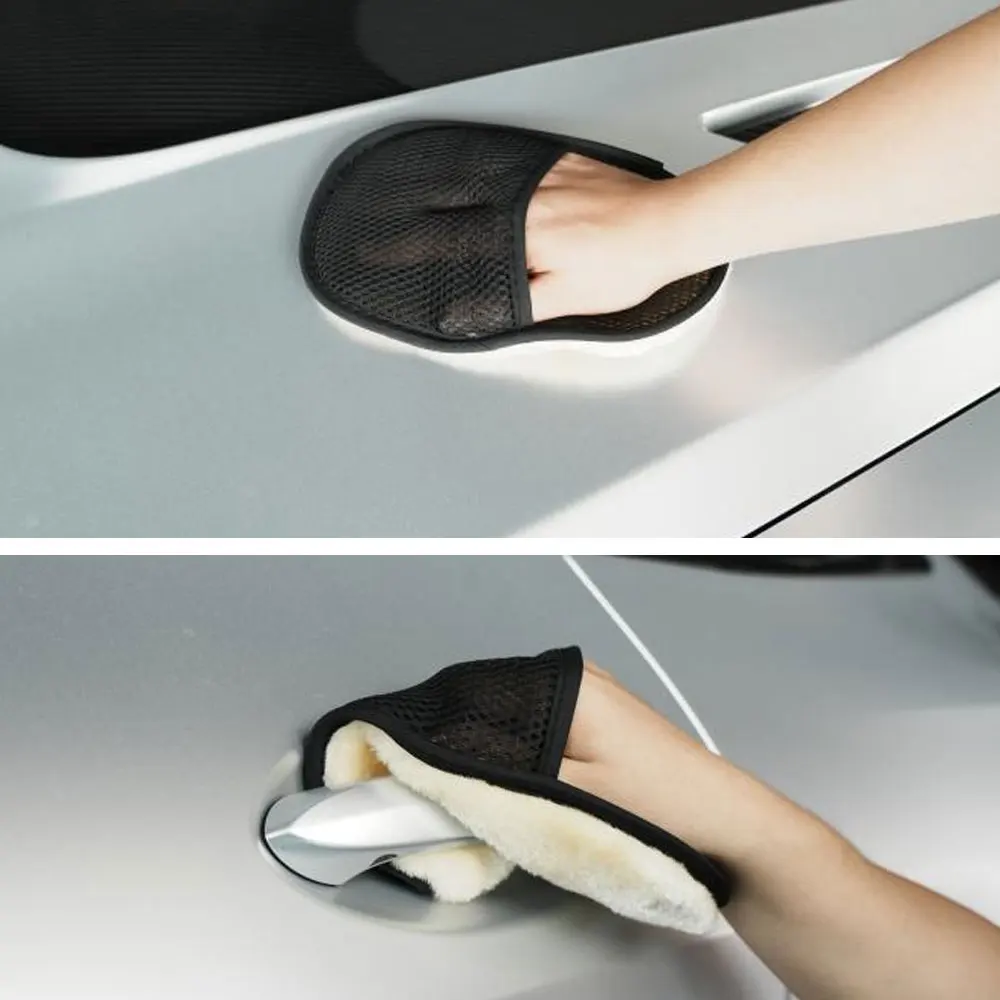Auto-Reinigungsbürste, Wollähnliche Weiche Waschhandschuhe – Bild 2