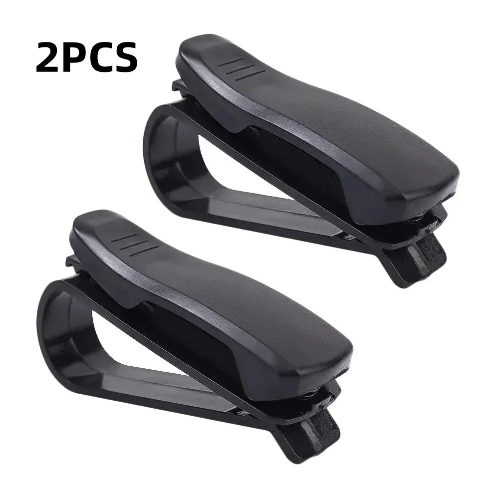 Universal Auto Auto Sonnenblende Gläser Box Sonnenbrille Clip Karte Ticket Halter Verschluss Stift (2 Stück)