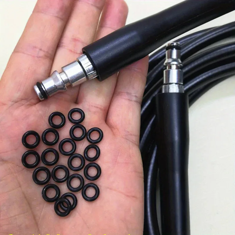 Hochdruck-Wasserpistole Reinigungsauslass O-Ring Gummiring Schwarz Autowaschmaschinen-Zubehör