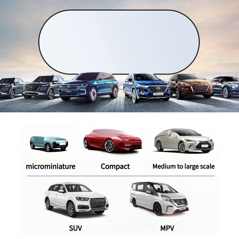 UV-reflektierende Auto-Sonnenschutzabdeckung, Heckscheibe – Bild 5