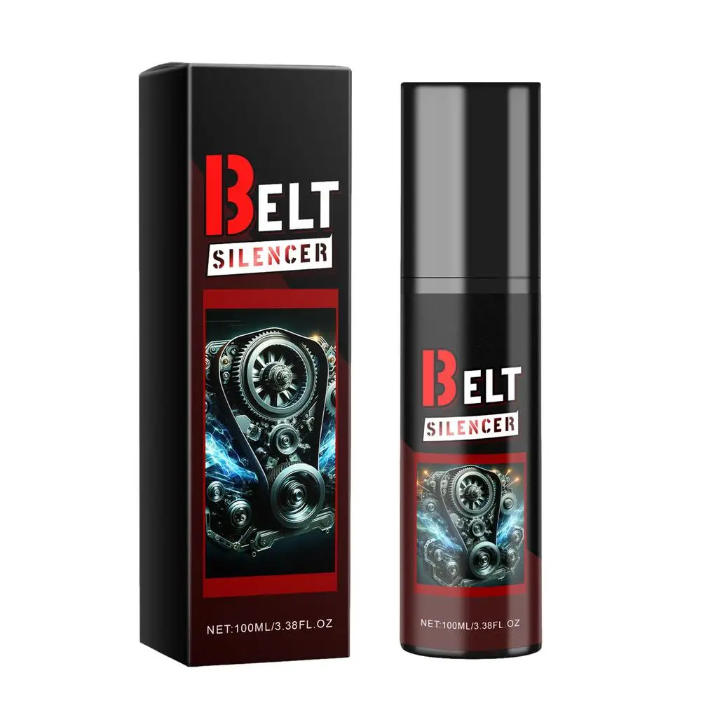100 ml Auto-Gürtel-Lärmspray, verlängert die Riemensdauer, Motor-Gürtelschalldämpfer, Spray-On-Dressing, Lärm