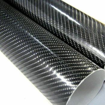 7D Carbon Fiber Vinyl Film Wrapping Vinyl Aufkleber Glänzend Auto Wrap Blatt Rolle Aufkleber Auto Styling Auto