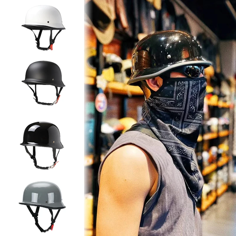 15, deutscher Vintage-Halbhelm, Halbhelm im japanischen Stil – Bild 2