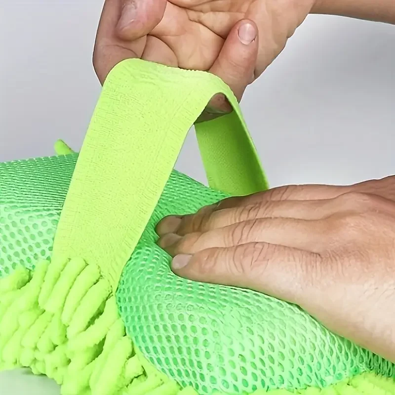 Auto Waschen Mikrofaser Chenille Auto Waschen Schwamm Pflege Waschen – Bild 3