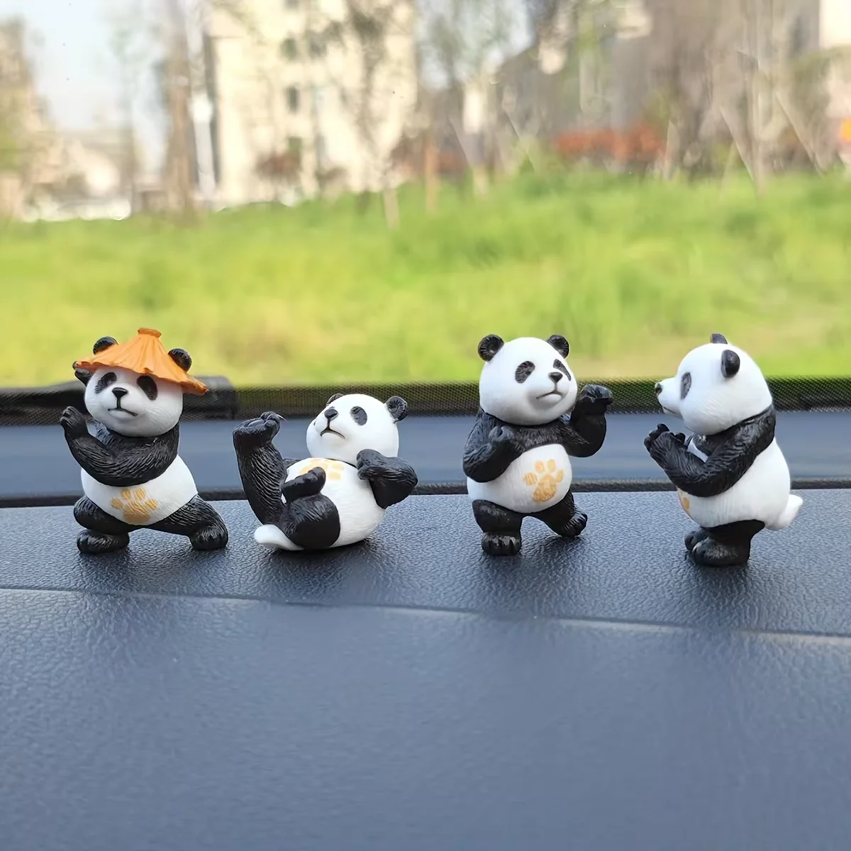 Panda Design Auto Ornamente Auto Center Konsole Ornamente (4 Stück) – Bild 2