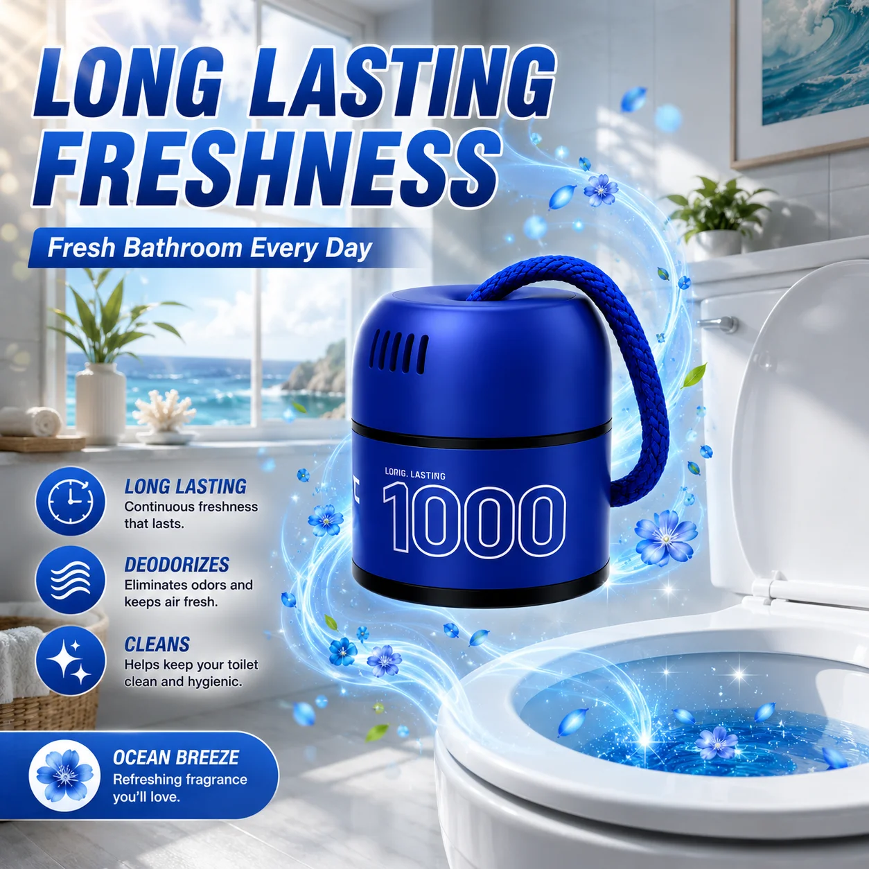 Automatischer WC-Reiniger Hängender Toilettenreiniger Flasche – Bild 3