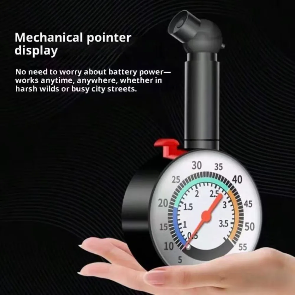 Reifen Manometer Auto Reifendruck Meter Auto Reifendruck Uhr Hohe – Bild 3