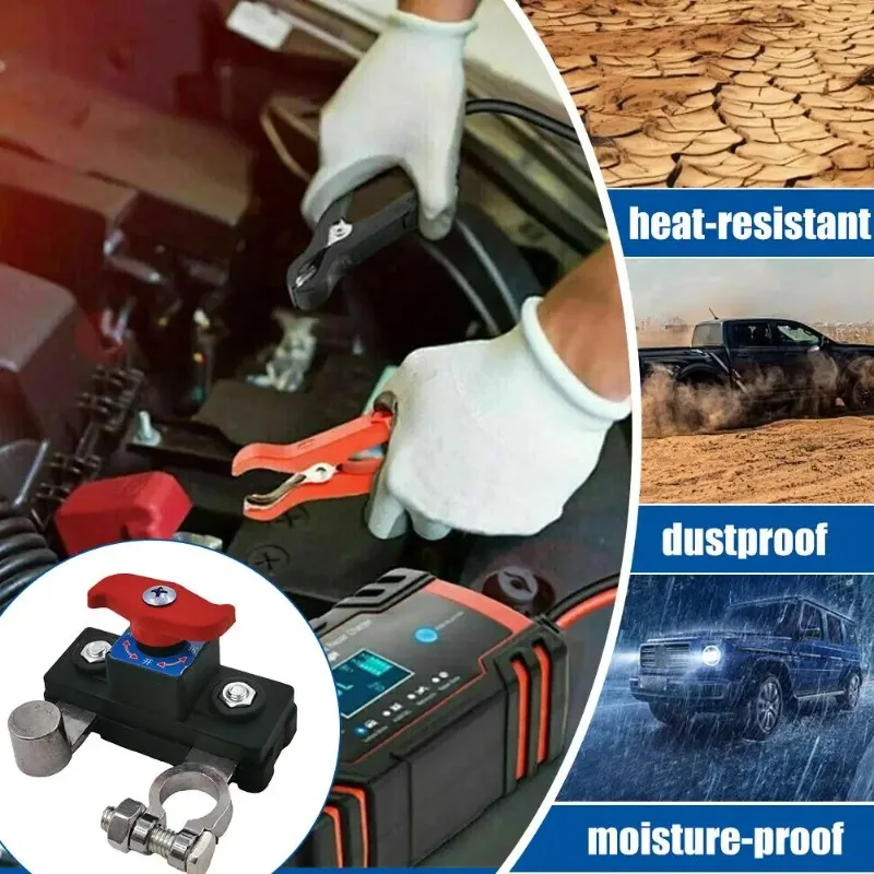12V 24V Dual Spannung Batterie Master Cut Off Schalter Zink-legierung – Bild 4