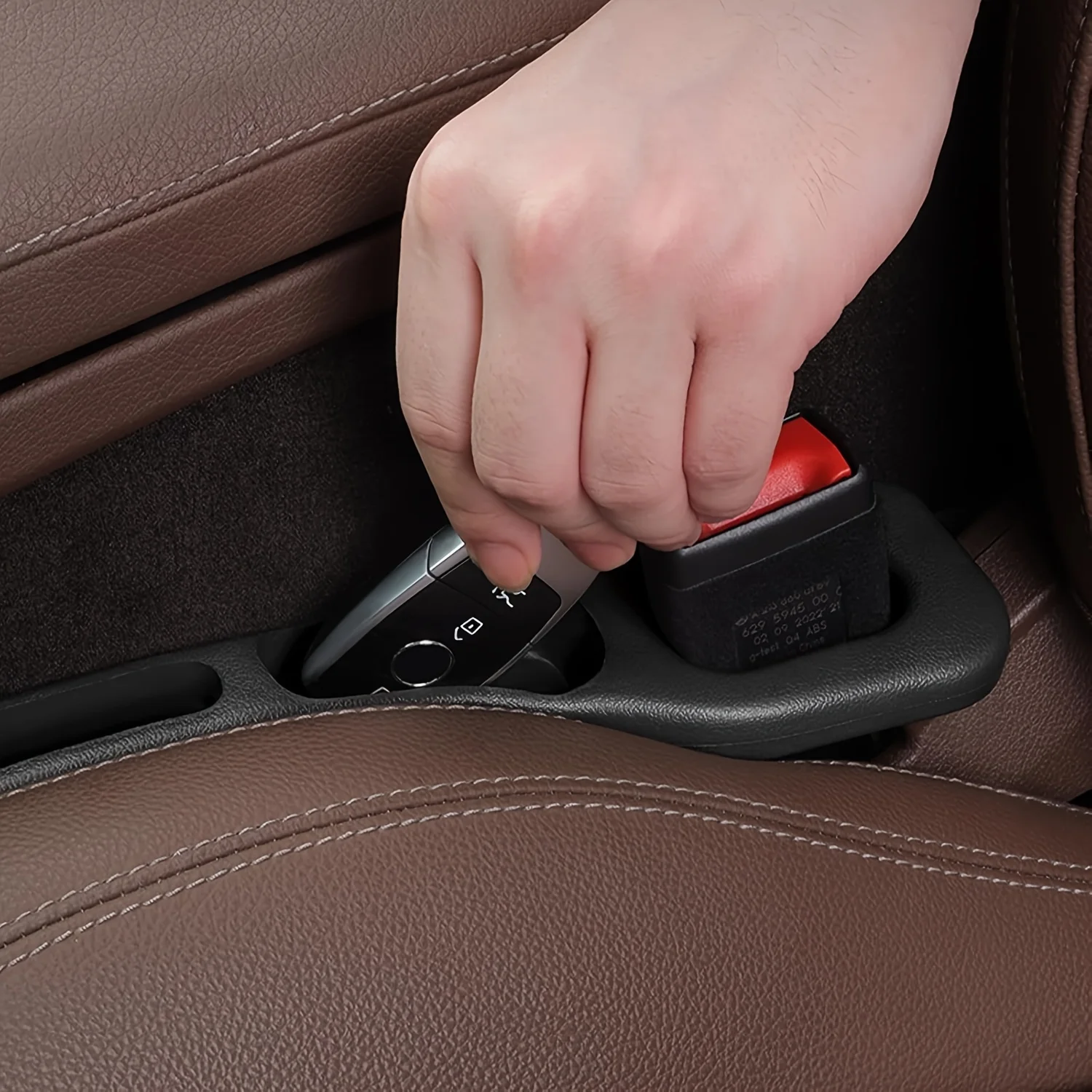 Auto Sitz Lücke Füllstoff Organizer Pu Wasserdichte Auto (2 Stück) – Bild 6