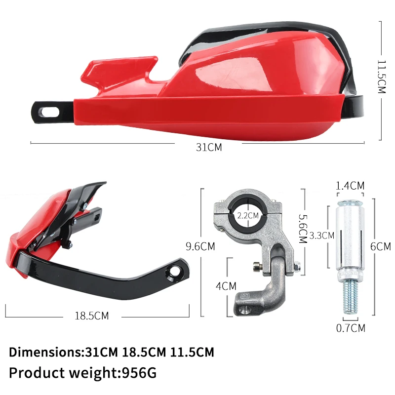 Motorrad Handschutz 22mm 28mm für Honda Yamaha Yz Suzuki Dirt Bike ATV – Bild 5