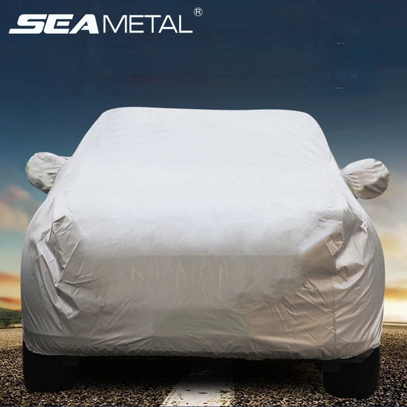 Wasserdichte Autoabdeckungen Auto Sun Full Cover Protector Universal Fit für SUV SedanSnow Staub Regen