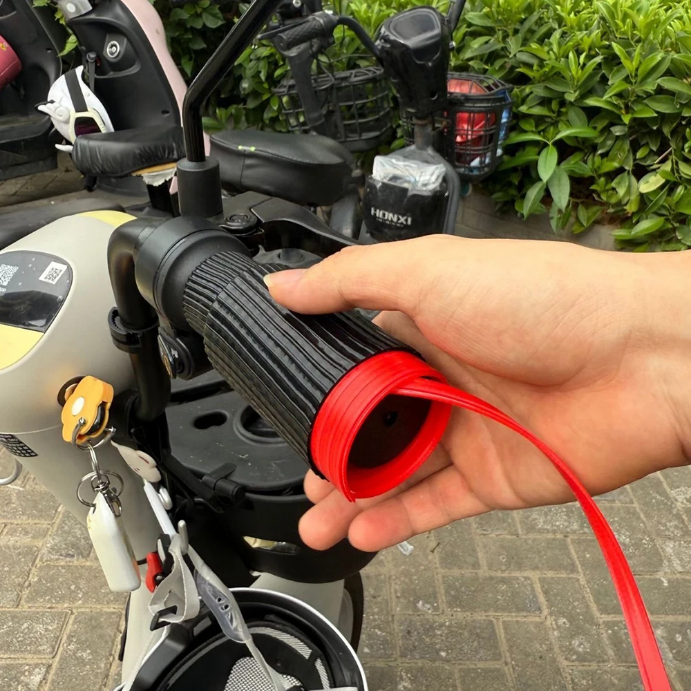 KEBIDUMEI 2 Stück Silikon-Motorradgriffabdeckungen, rutschfeste – Bild 5