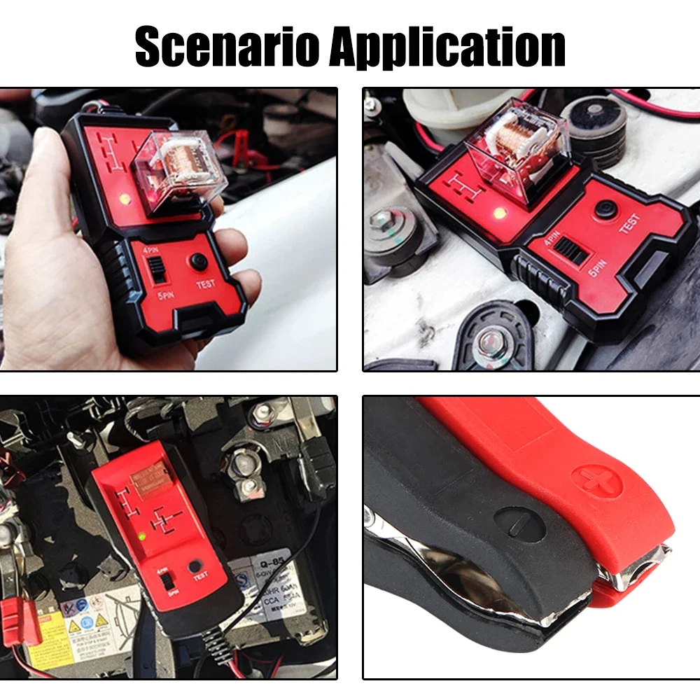 Auto Relais Tester Spannung Tester Universal 12V Auto Batterie Checker – Bild 4