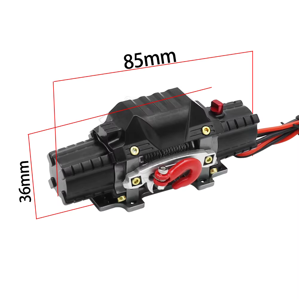 RC Metall Automatische Doppel Motor Simulierte Winde Für 1/10 RC – Bild 2