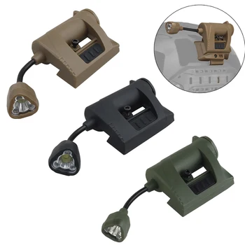 Taktische Helm Licht 3 Modi LED Taschenlampe Outdoor Nacht Beleuchtung Für Laser Jagd Militär Radfahren Angeln