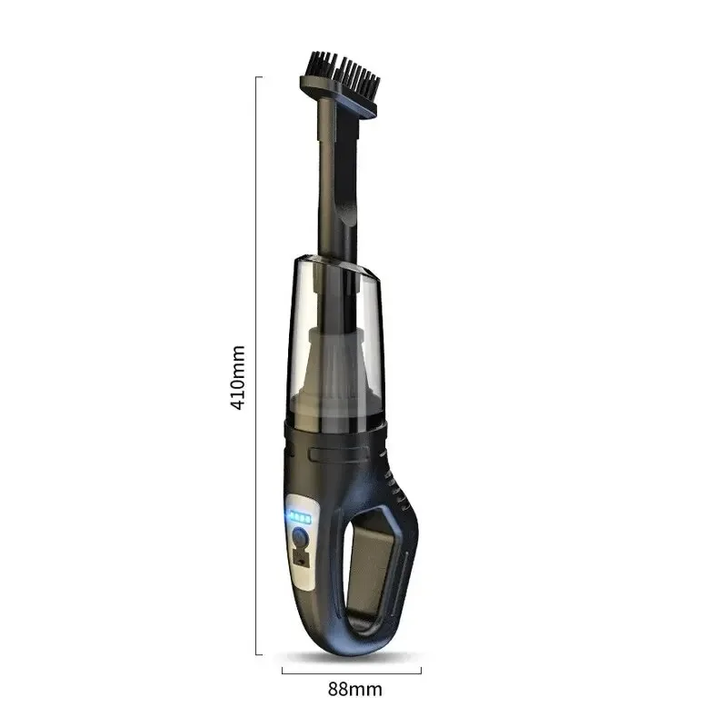 Tragbarer kabelloser Auto-Staubsauger, USB-wiederaufladbarer – Bild 6