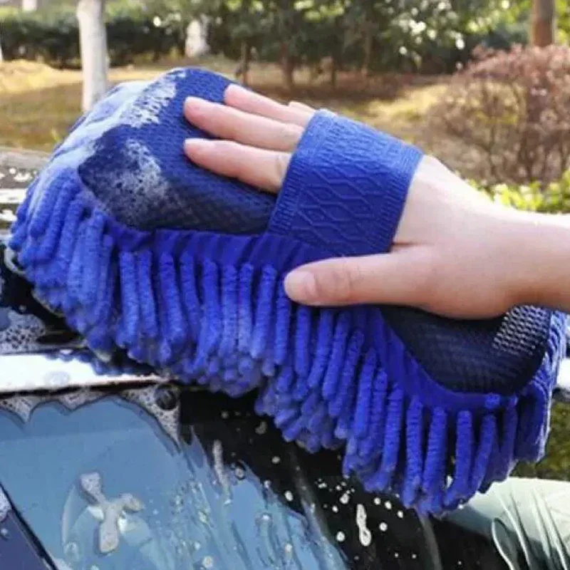 Auto Waschen Mikrofaser Chenille Auto Waschen Schwamm Pflege Waschen – Bild 4