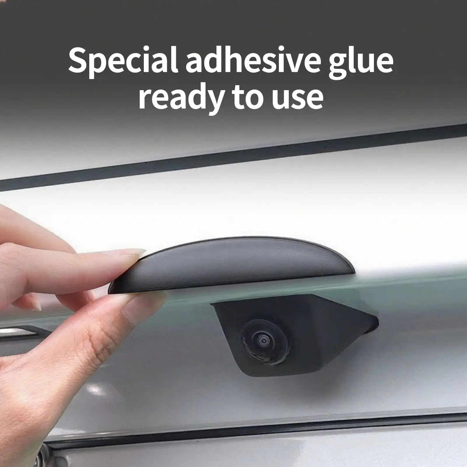 Auto Reverse Kamera Silikon Regen Schatten Abdeckung Auto Hinten – Bild 4