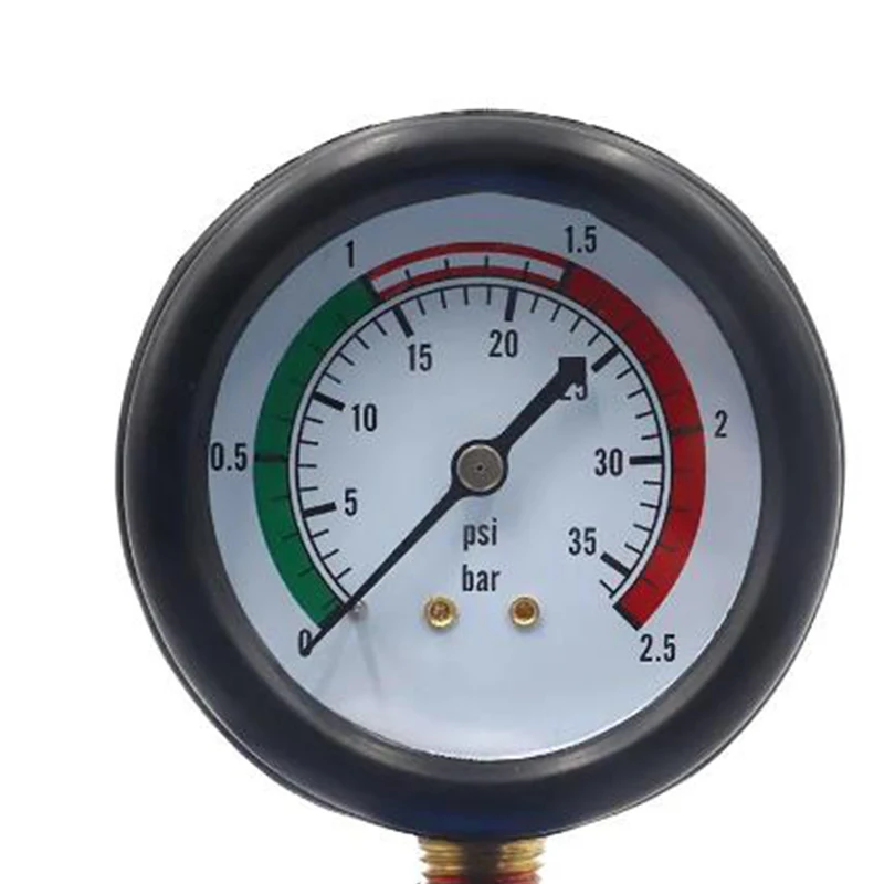 Wasser Tank Leck Detektor Stoßfest Zifferblatt Auto Manometer Tester – Bild 2