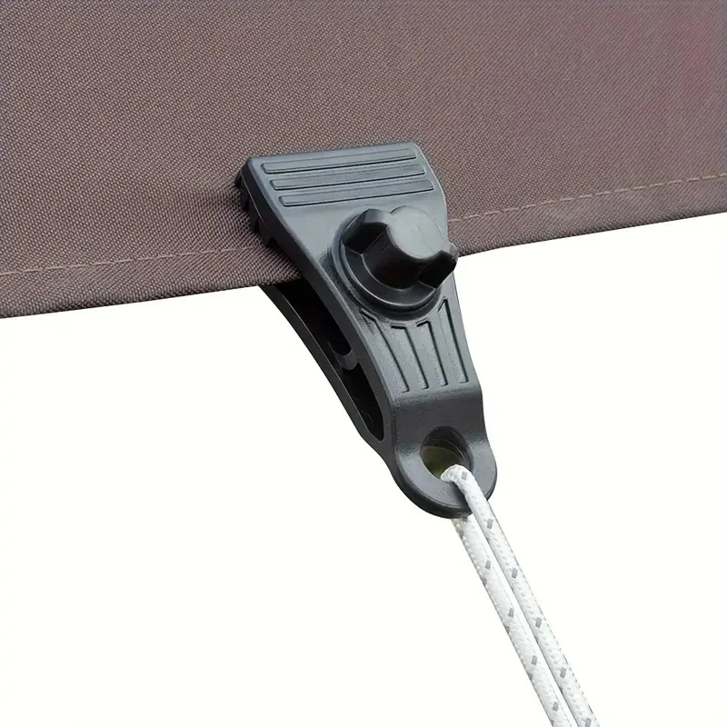 10er-Pack Zeltklammern und Karabiner-Set, winddichte, verstärkte – Bild 3