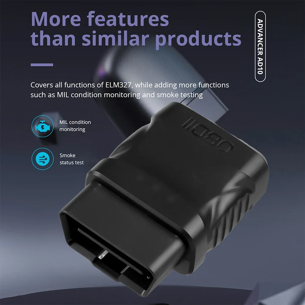 ELM327 V1.5 V2.1 OBD2-Scanner, OBDII-Diagnosetool, Bluetooth 4.2 – Bild 3