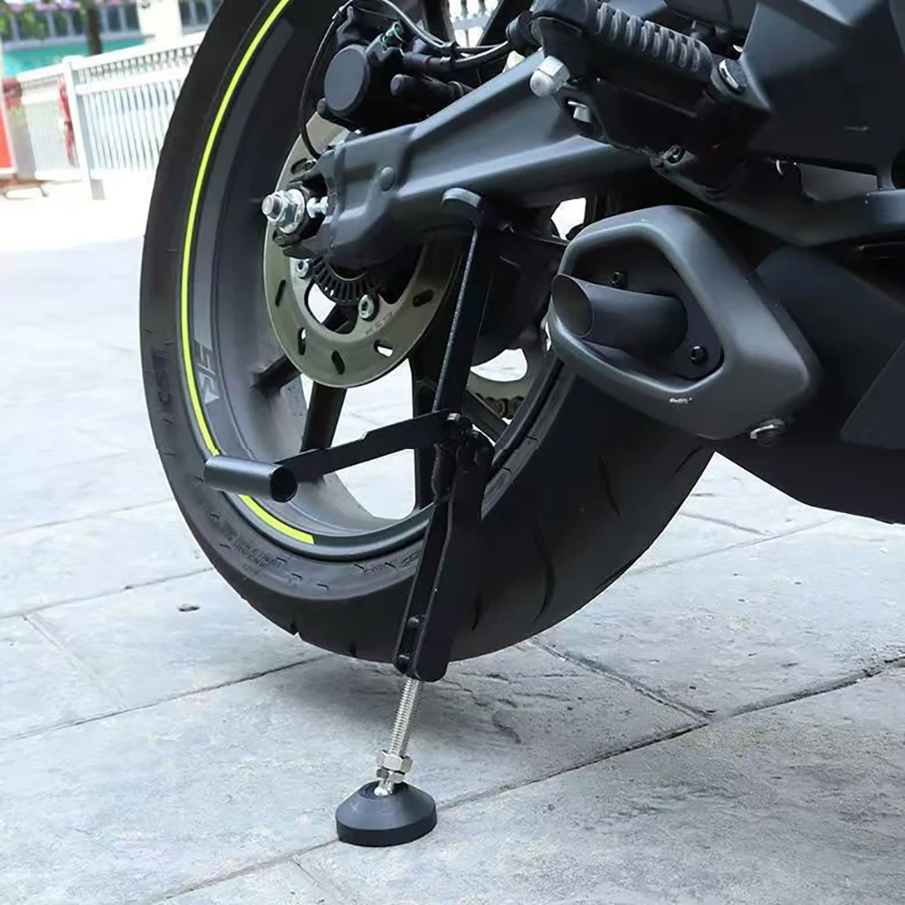 Motorrad Arbeitsersparnis Rad Ständer Universal Rad Heber Seite – Bild 2
