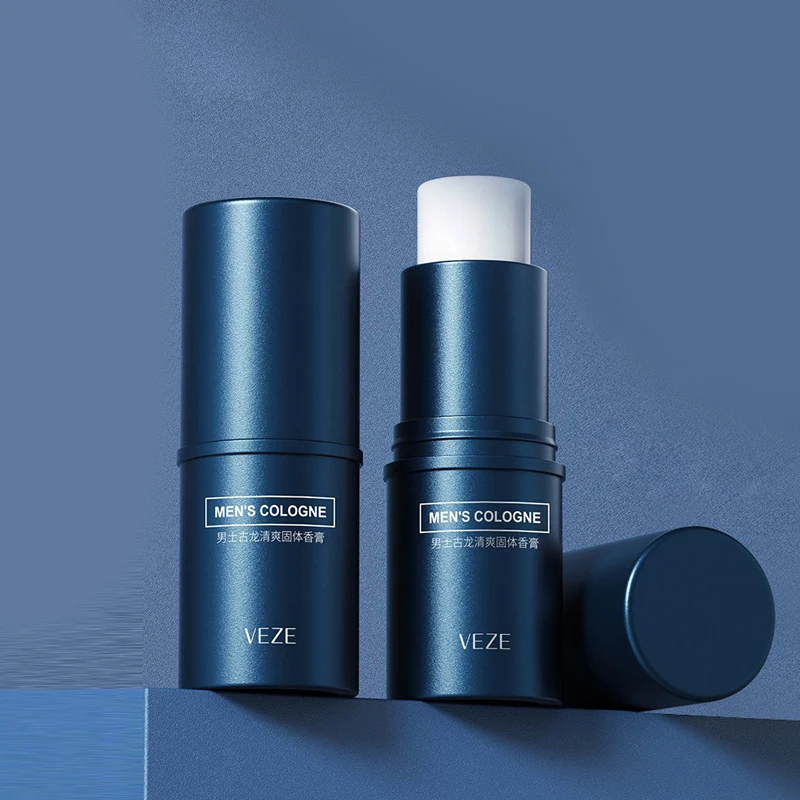 Fanzhen Solid Cologne für Herren - leichter und frischer Duft, für den ganzen Gebrauch, tragbarer Stick