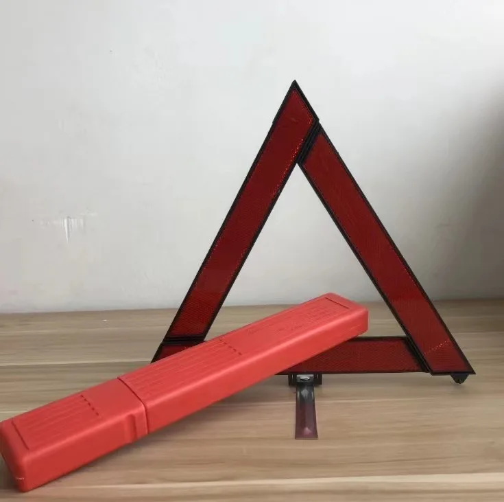 Faltbares Reflektierendes Auto-Warndreieck Pannenhilfe-Schild Tragbares Dreibein-Sicherheits-Parkset