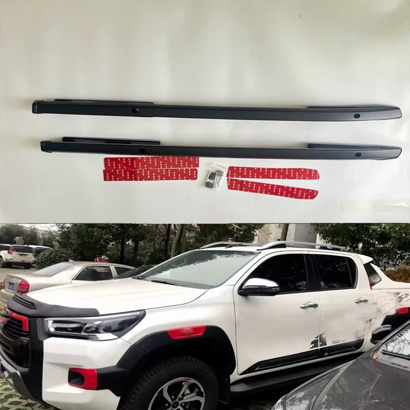 Auto-Dachträger für Hilux Revo Rocco 2015 2016 2017 2018 2019 2020 2021 2022, Aluminiumlegierung, Halterung