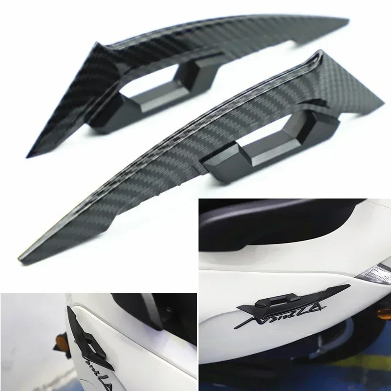 Aerodynamische Winglets Motorrad Vorderseite Spoiler Feste Wind Flügel Set für 250SR Streamlining (2 Stück)
