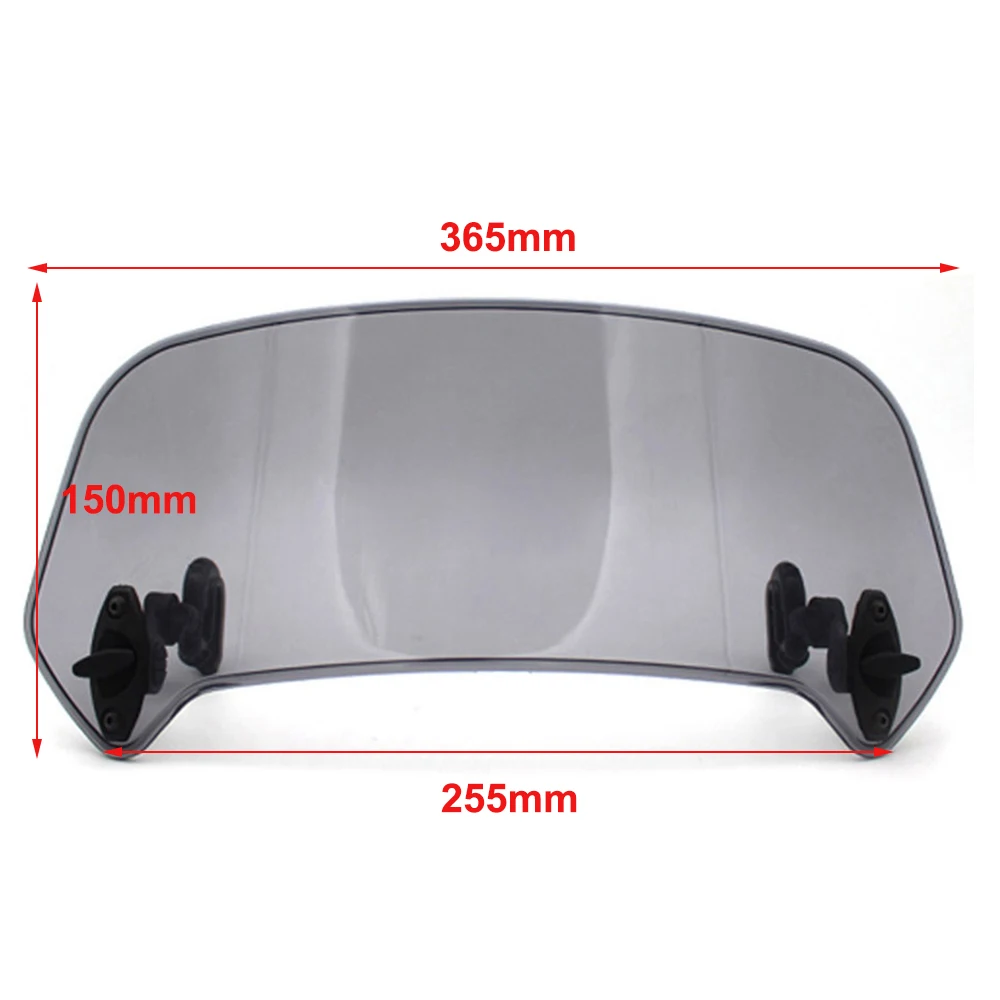 Motorrad Universal Windschutzscheibe Verlängerung Einstellbare Spoiler – Bild 4