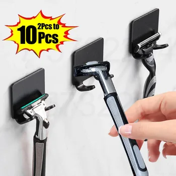 Rasieren Rasierer Halter multi-funktion Männer Rasieren Rasierer Lagerung Haken Wand Regal Rasiermesser Rack