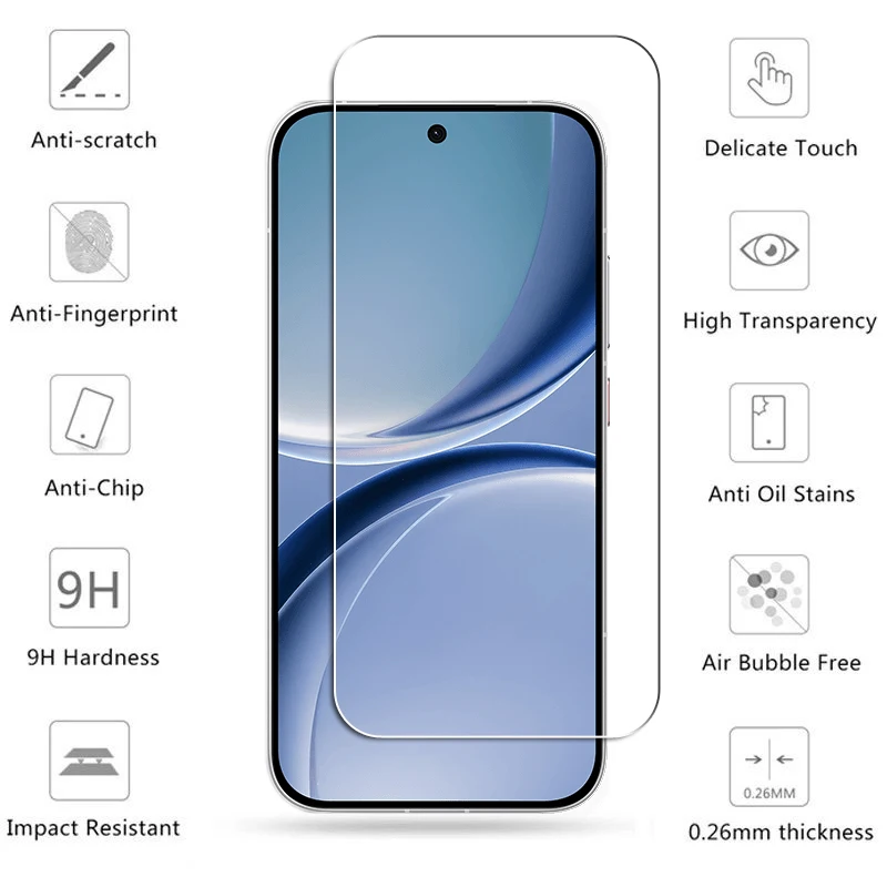 Vollflächiges Glas für Poco X8 Pro, gehärtetes Glas, Poco X8 Pro – Bild 3