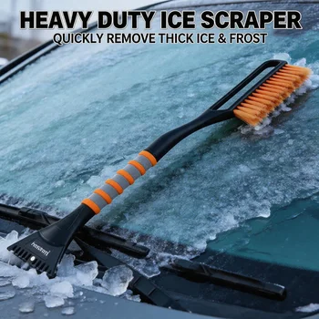Schneebürste und Eiskratzer 2-in-1 mit abnehmbarem Schaufeldesign für die Schneeräumung von Windschutzscheiben