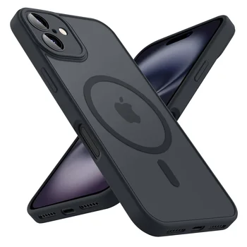 Luxuriöse Mattierte Handyhülle für iPhone 18 17 17e 16e 16 15 14 13 12 11 Pro Max Plus für Magsafe, Matte