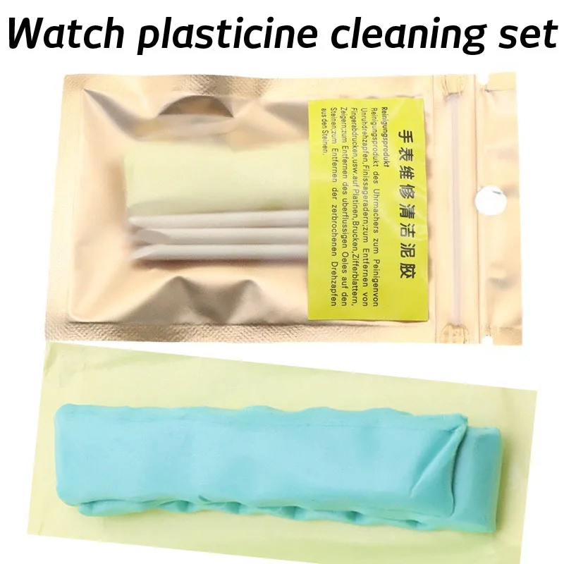 Uhr Zifferblatt Bewegung Reinigung Plastilin Uhr Reparatur Gummi Schlamm Gips Entfernung Staub Schutt Öl